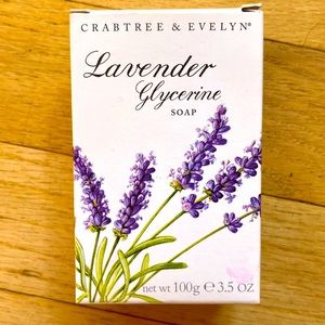 CRABTREE & EVELYN Lavender Glycerine Soap 3.5 OZ  - Discontinued/Rare!